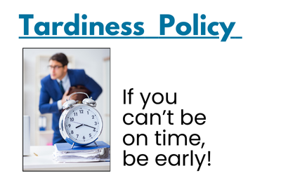 Policy on Tardiness - DV20b